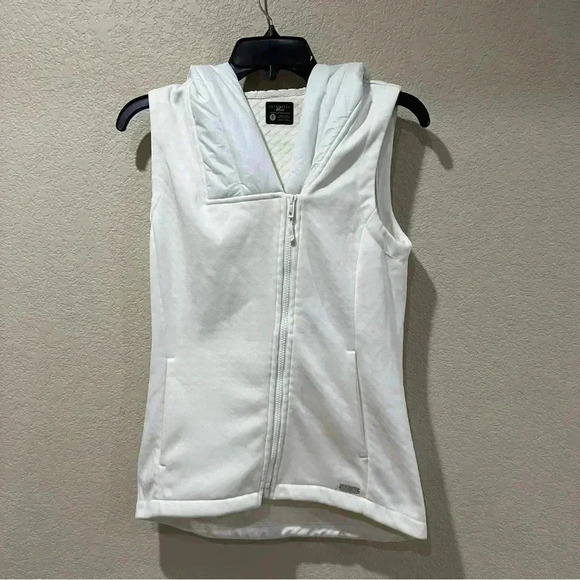 Levelwear Verve Sloan Vest Women’s Size Small Golf Active Hooded Zip $90 - Picture 2 of 16